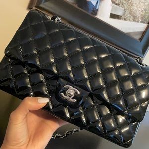 Additional pics Chanel Classic medium patent bag